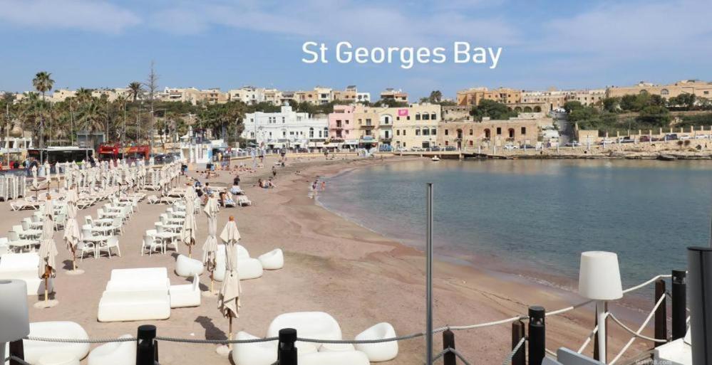 St Julians Bay Sea Front Apartments San Giuliano Esterno foto
